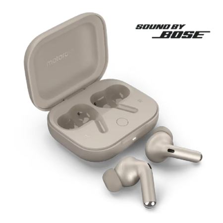 Auriculares inalámbricos Motorola Moto Bud+ Pumice Stone