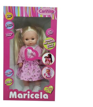 MUNECA MARICELA HABLA 6 FRASES