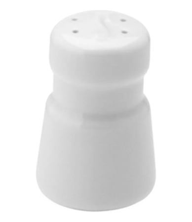 Salero Pimentero De Porcelana Blanca Schmidt 7 Cm Blanco