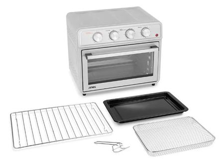 HORNO ELECTRICO ATMA C/GRILL Y FREIDORA AIRE 23LTS BRUTO 1800W SILVER
