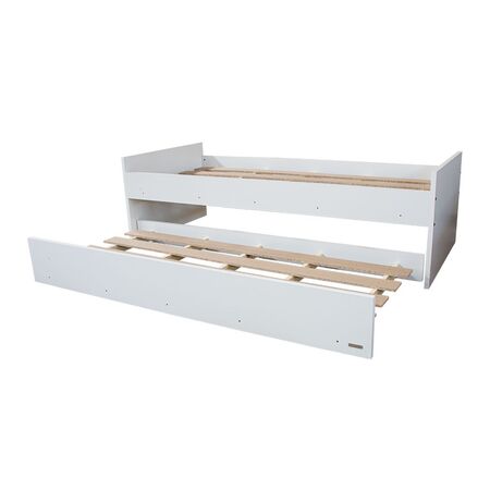 DIVAN CAMA CON CARRO DE 1 PLAZA PLATINUM BLANCO