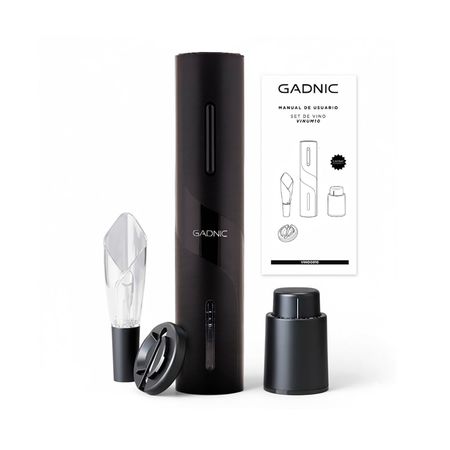 Set para Vino Gadnic V8094 Sacacorchos Automático Vertedor Cortador