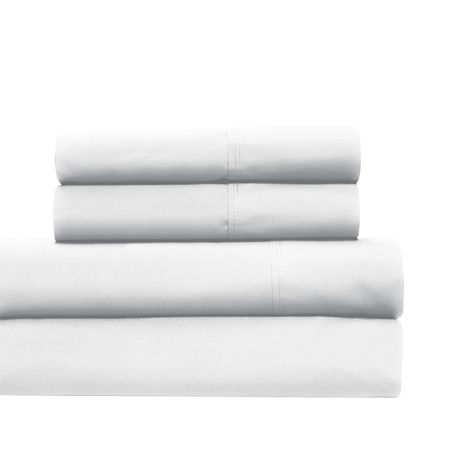 Juego de sabanas Cannon King Color Blanco Liso