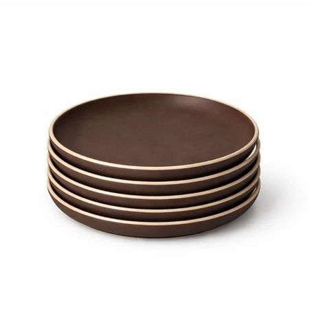 Set 6 Plato Playo 20 cm Cerámica Carol Argelia