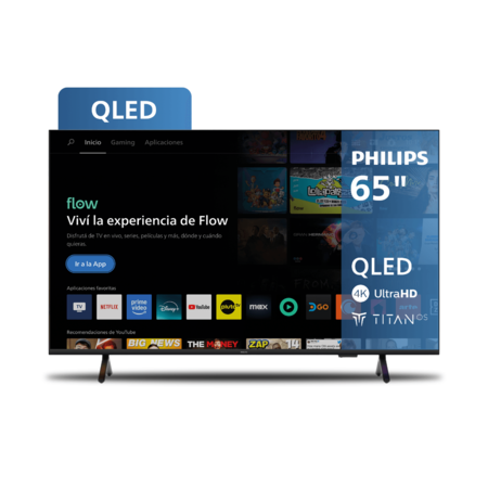 Smart Tv Philips 65 65Pqd781177 Qled 4K Titan Os