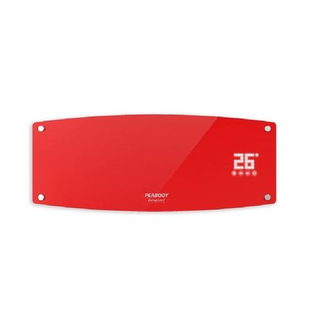 SPLIT CALOVENTOR PEABODY PE-CVU20R - ROJO, 2000W, C/CONTROL REMOTO, LAMPARA UV - IONIZADOR DE AIRE