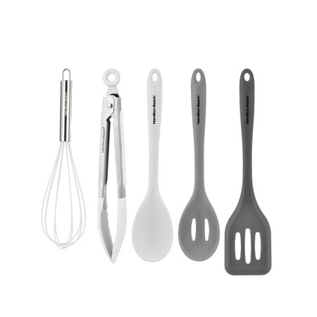 Set Utensilios de Cocina x5 Hamilton Beach Silicona SUG605HBP