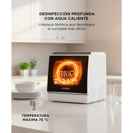 Lavavajillas De Mesada Gadnic Compacto 5 Cubiertos Eco