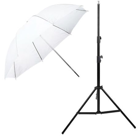 Kit de Tripode Gadnic Estudio 1.90mts + Sombrilla 40"