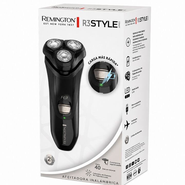 Afeitadora Rotativa C/Luz Led Remington Style Series R3011 - Vista 2