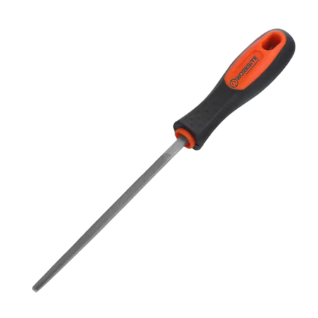 Lima Redonda Bastarda 8 200 Mm Con Mango Worksite