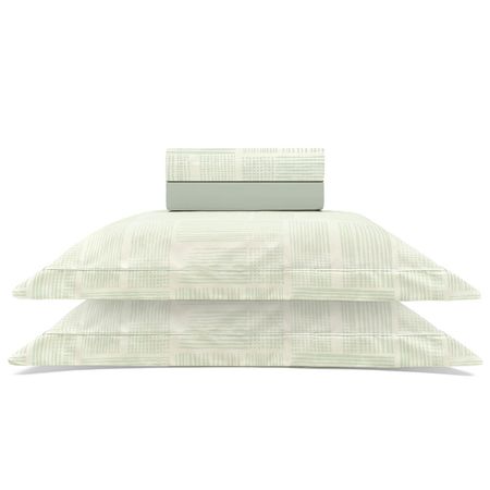 Juego de Sábanas de 180 hilos Reflete 2 1/2 Plaza Roland Menta