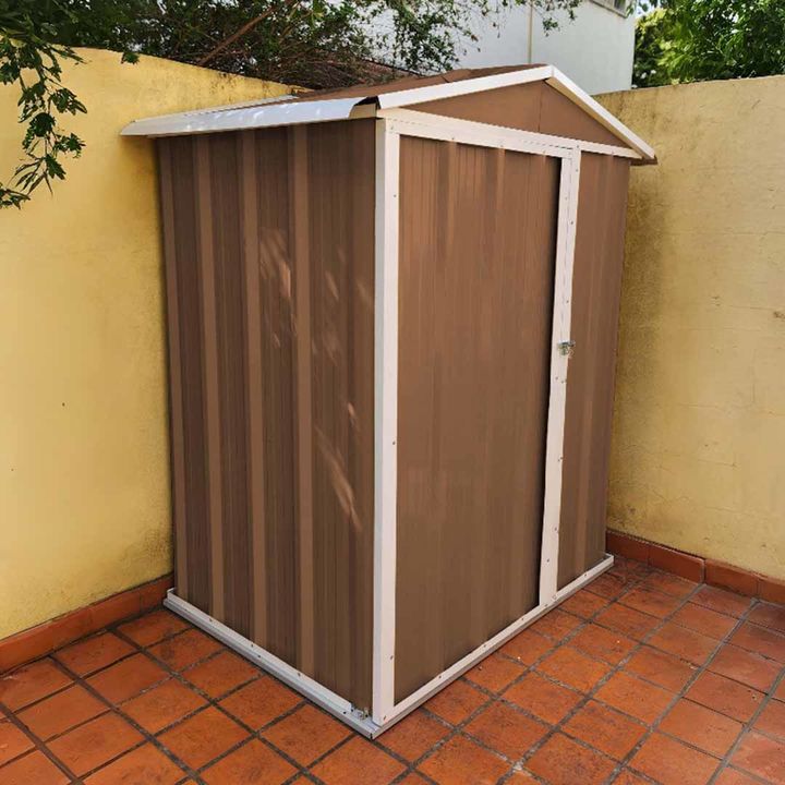 Armario Depósito Galpón de jardín 150x1x2 Calibre 28 Pardo DON ACERO - Vista 4