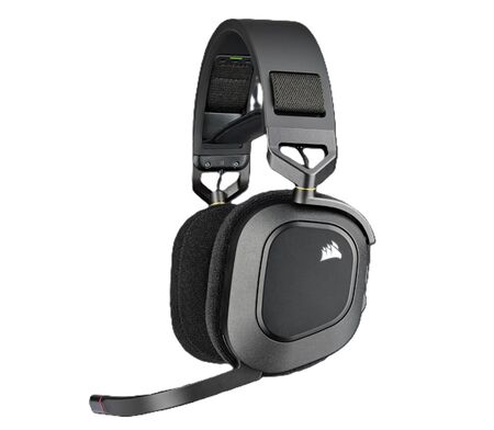 Auricular Corsair HS80 RGB Wireless Spatial Audio Carbon