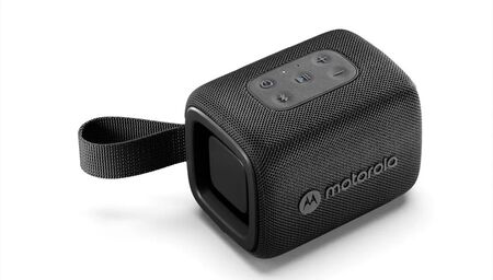 PARLANTE MOTOROLA ROKR 300  PORTATIL STEREO WIRELESS LINK 12HS - 7W - IP67 NEGRO (MTR032190)