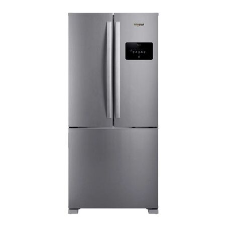 Heladera Whirlpool WRO85MK Acero 554 Litros No Frost Inverter