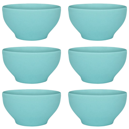 Set X 6 Bowls Celeste De 600Cc  14.5 Cm - Oxford