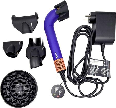 Secador de Pelo Dyson HD18 Hair Dryer R Professional Vinca Blue Topaz sin estuche