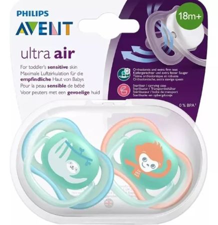 Chupetes Ultra Air Deco 2X Ultra Air Deco +18 Avent ( SCF349/21)