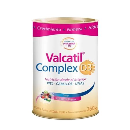Valcatil Complex D3 Piel Pelo Y Uñas Lata En Polvo 260g