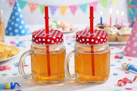 Vaso Taza Vidrio C/ Manija Set X 2 Sorbete Pasabahce