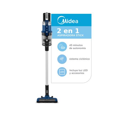 Aspiradora Midea  2 En 1: Stick Y De Mano -inalámbrica 0,3l