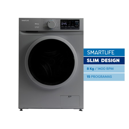 Lavarropas Smartlife WMI081400G 8Kg Inverter Gris