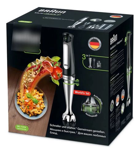 Licuadora De Mano Braun Mixer Multiquick 7 Mq 7025x Premium Black - Vista 2