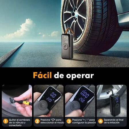 Inflador Portatil Digital Para Camionetas 4x4 T-2250 Gross