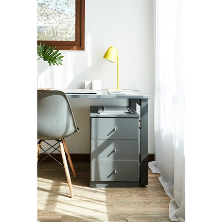 Cajonera Silcar Poli 3 Cajones Gris Grafito