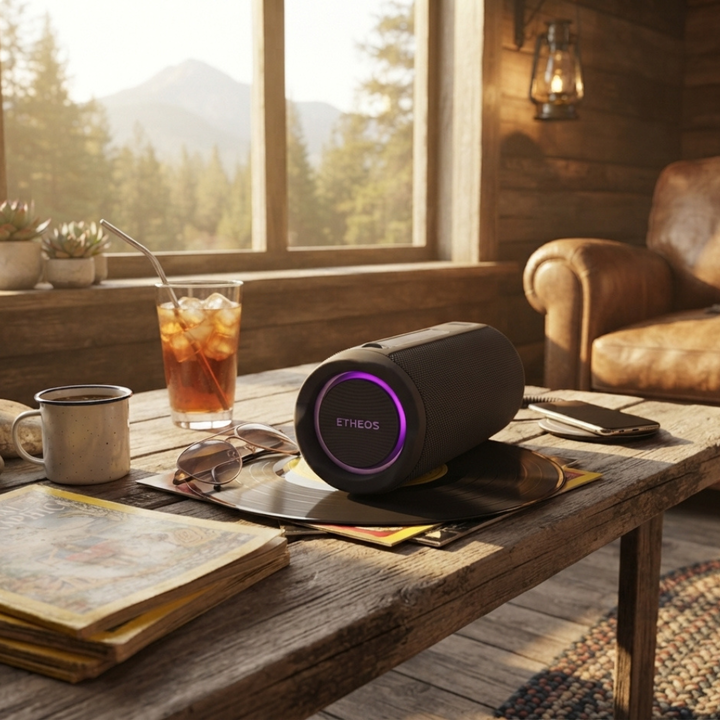 Parlante Portatil Bluetooth 4 Vias Appips4n Etheos - Vista 8