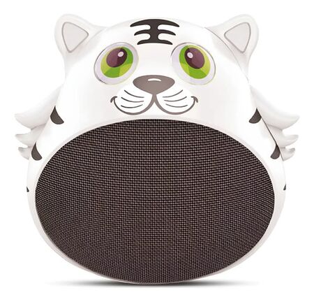 Parlante Manos Libres Mic Niño Niña Icute Bluetooth 5.0 Color Blanco