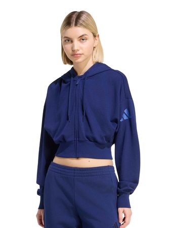 Campera Adidas Essentials Contemporary Mujer Training Azul