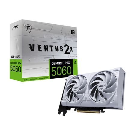 Placa de Video MSI GeForce RTX 5060 8G VENTUS 2X OC WHITE