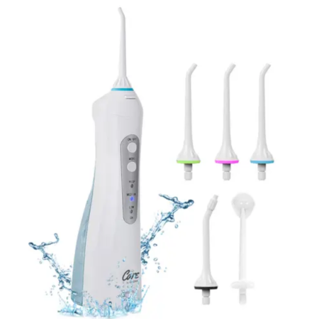 Irrigador Bucal Gadnic 100psi 200ml 3 Velocidades Inalámbrico 4 Boquillas