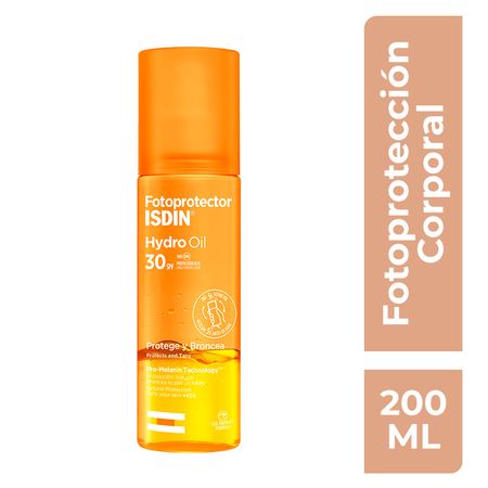 Fotoprotector Isdin Hydro Oil Bifasico Fp30 Bronceador 200ml