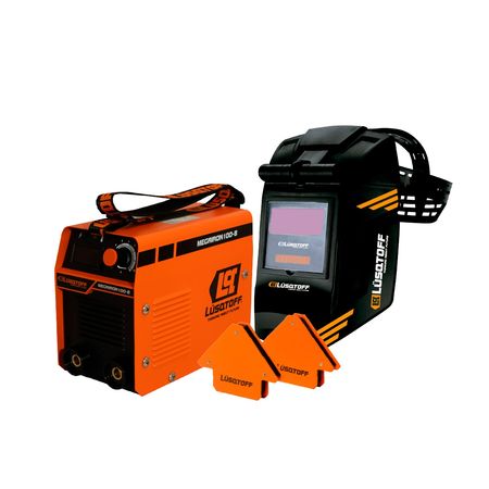 Soldadora Inverter Lüsqtoff Megairon100-8 Kit + 2 Esc + Másc
