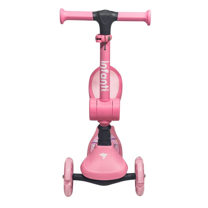 Monopatín 2 en 1 Plegable K4 Infanti Rosa - Vista 2