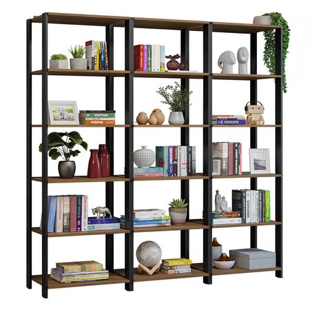 Estante Organizador Libreria Modular Oficina Madesa 177 Cm
