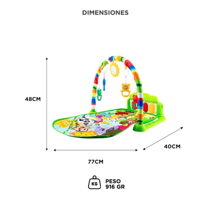 Colchoneta de Bebe Gadnic Gimnasio Musical - Vista 6