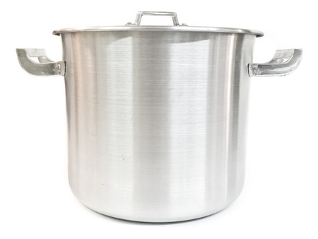 Olla Aluminio Gastronómica Reforzada N°30 Fiamaj Plateado