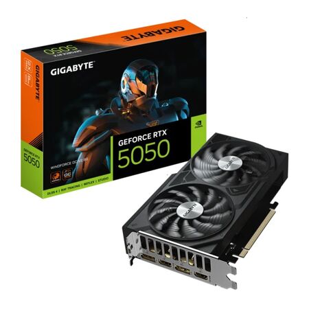Placa de Video Gigabyte GeForce RTX 5050 WINDFORCE OC V2 8G