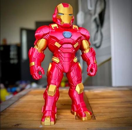 FIGURA 3D DECORATIVA COLECCIONABLE -CHIBI FAN ART- IRONMAN (4410032)