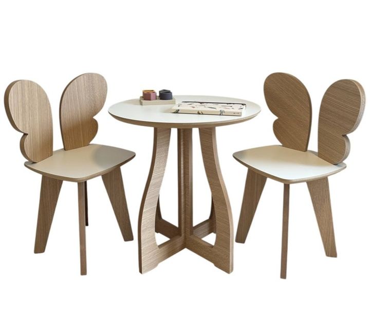 Combo Mesa Flora + 2 Sillas Mariposa - Vista 1