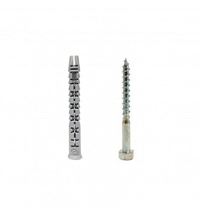 Tarugo hyperfix y tirafondo 10x125mm x10 unidades PY