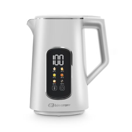 Pava Electrica Lusqtoff Display Digital Corte Mate 1.7 L