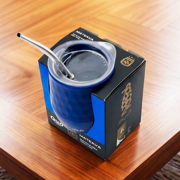 Mate Afa Oficial Plástico Con Tapa Mateava + Bombilla - Quo - Vista 6