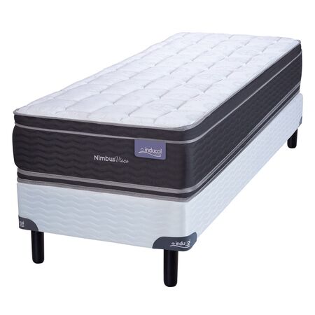 Colchon Sommier Inducol Nimbus Visco 100X190X27