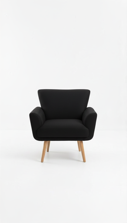 Sillon matera Klyara color negro 