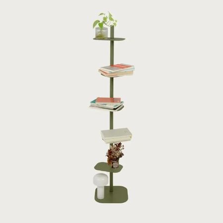 Estanteria Totem metal DS Home 145x30x27 cm Verde Musgo